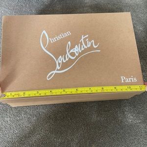 Empty Christian Louboutin Box Size 36